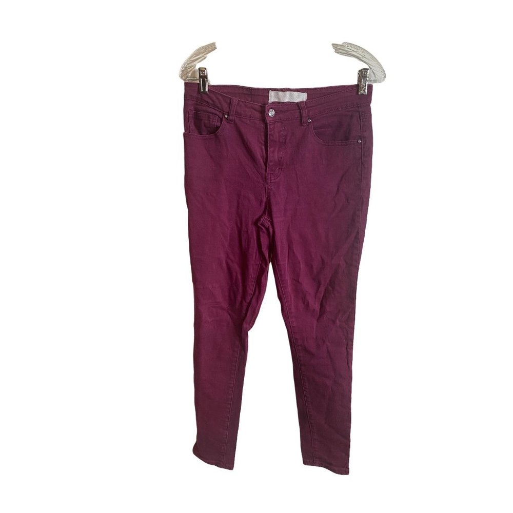 Original Denim burgundy slim jeans size 10